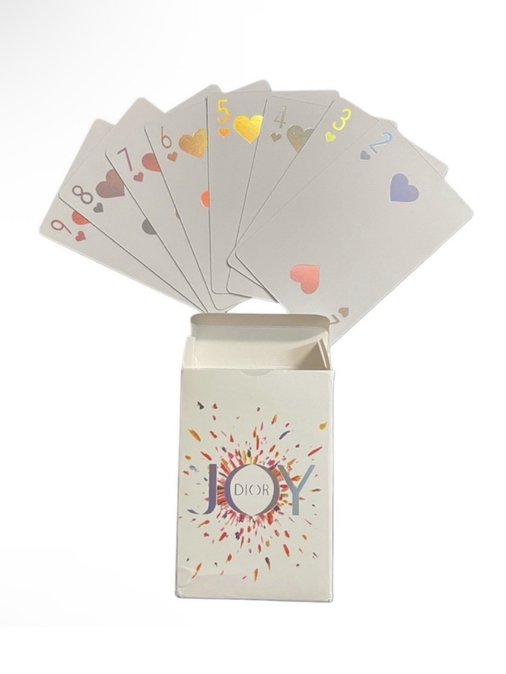 Dior JOY playing cards